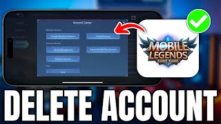 How to Delete Mobile Legends Account Permanently 2024  iPhoneAndroid [upl. by Sremlahc]