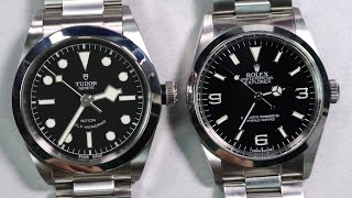 Tudor Black Bay 36 vs Rolex Explorer 1 [upl. by Julissa576]