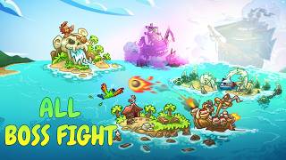 ALL Boss Fight Pirate Kings DLC  Kingdom Rush Vengeance [upl. by Athena715]