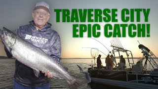 Unforgettable Fishing in Grand Traverse Bay A Coho amp King Salmon Spectacle [upl. by French236]