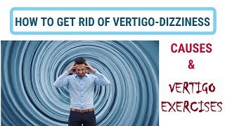 How To Get Rid Of Vertigo And Dizziness Causes amp Vertigo Exercises Treatment [upl. by Lednyc706]