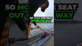 How to get into a rowing single scull [upl. by Ilahtan]