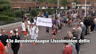 43e Avondvierdaagse IJsselmuiden defilé [upl. by Draned222]