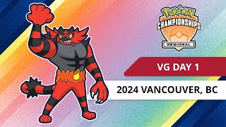 VG Day 1  2024 Pokémon Vancouver Regional Championships [upl. by Haelak]