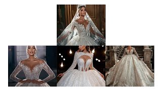 LES PLUS BELLES ROBES DE MARIAGE AU MONDE MAGNIFIQUES ROBES PRINCESSE love bride couple mariage [upl. by Nisa]