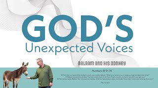 God’s Unexpected Voices  Balaam and his Donkey [upl. by Nnailuj]