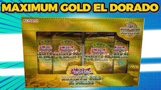 Opening YuGiOh Maximum Gold El Dorado Box [upl. by Nottap]