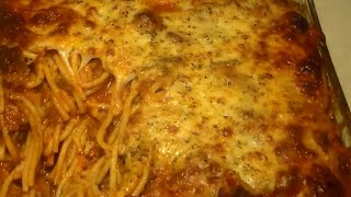 The Best Baked Spaghetti amp Cheese RECIPE [upl. by Bartholomeus]