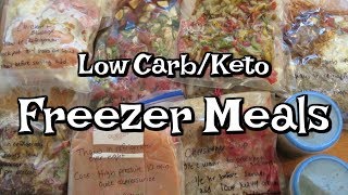 Low CarbKeto FREEZER MEALS 10 Easy Meals To Make Ahead [upl. by Immot]