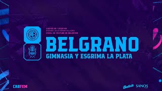 FemeninoBelgrano  BELGRANO vs Gimnasia LP  Fecha 4 Torneo Apertura 2024 [upl. by Sugihara]