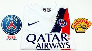 PSG maillot extérieur 20242025 player version Unboxing  ASMR [upl. by Eltrym]