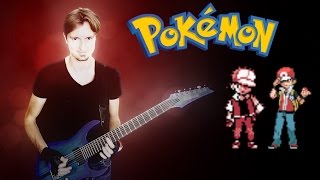 POKEMON  Trainer Red Battle Theme  METAL COVER by AlexLussMusic [upl. by Nolyk264]