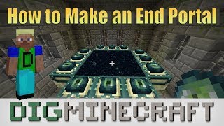 How to Make an End Portal in Minecraft [upl. by Kcirderf]