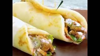 Chicken Shawarma Recipe With Homemade Sauce By SooperChef [upl. by Warenne]