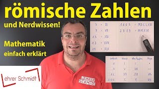 römische Zahlen amp Nerdwissen  Mathematik  einfach erklärt [upl. by Ennis]