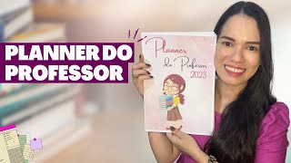 PLANNER DO PROFESSOR Como usar [upl. by Filberte]