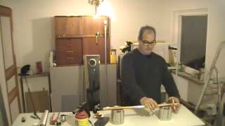 copper pipe soldering with a brass fitting [upl. by Richer]