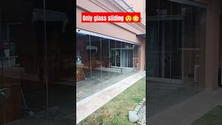 Only glass sliding door 🚪home aluminiumprofile interiordesign slidingdoor homedecor doordesign [upl. by Htabmas]