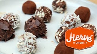 Truffes au CHOCOLAT pour Noël LA recette ultra facile [upl. by Markos]