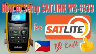 SATLINK WS6933 Setup  For SATLITE Digital TV Box [upl. by Ynaffi]