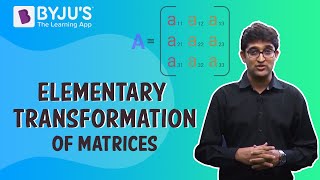 Lec 4  Elementary Transformation of Matrix  Matrices  Engineering Mathematics 1 M1 RGPV [upl. by Dannie]