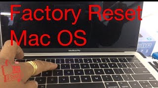 how to factory reset  hard reset  format your macbook macbook pro mac os mojave [upl. by Aznerol]