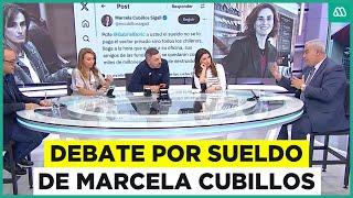 Debate por polémica de Marcela Cubillos y su sueldo en universidad [upl. by Benis345]