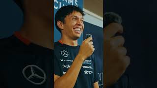 Rate Alexs American accent out of 10 😂🇺🇸 wearewilliams formula1 f1 albon accent [upl. by Ahseral]