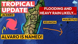 Tropical Cyclone Alvaro Threatens Madagascar Impacts on Maurice amp Reunion [upl. by Kristina]