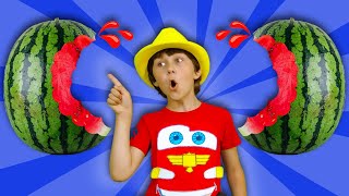 This Is Watermelon Song  More Nursery Rhymes and Kids Songs [upl. by Ainegue]