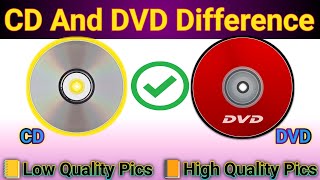 CD and DVD Difference Difference between CD and DVD [upl. by Ientirb]