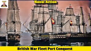 British War Fleet Port Conquest In Naval Action [upl. by Wendie]