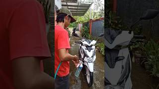 Alat cuci motor tanpa listrik diy viral kreatif automobile KaryaJangyayashortvideo [upl. by Fay]