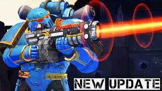 NEW WEAPON Volkite Caliver gameplay  Warhammer 40k Space Marine Augmented Mod [upl. by Atterbury]