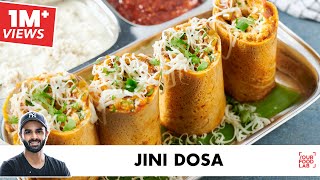 Jini Dosa  Dosa Batter  Street Style Dosa  अब घरपे बनाइये स्वादिष्ट जीनी डोसा  Chef Sanjyot Keer [upl. by Hadihsar826]