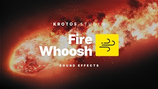 Fire Whoosh Sound Effects  100 Royalty Free  No Copyright Strikes [upl. by Aihsas]