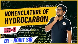 Nomenclature of Functional group  Lec 03  Naming of Cyclic Compounds rohitsir [upl. by Bremble]