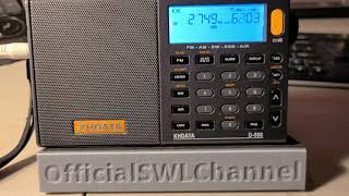 Tecsun PL330 VS XHDATA D808 Test on VCS Halifax Nova Scotia Marine Weather 2749 kHz USB Shortwave [upl. by Sharman]