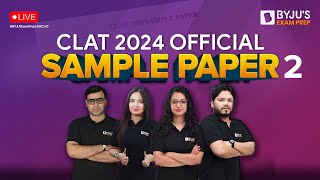 CLAT 2024 Sample Paper 2  Question amp Answers  CLAT 2024 Preparation [upl. by Ullyot]