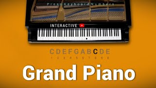 YouTube Grand Piano  Play it on YouTube with your number keys [upl. by Ahsirtak]