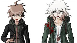 Naegi and Komaedas matching voice clips JP [upl. by Nosneh40]