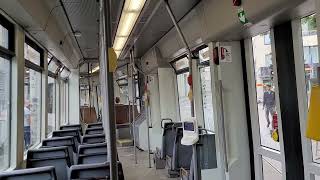 Antwerpen inside Siemens MGT613 tram nr 7274 De Lijn route 7 [upl. by Whittemore853]