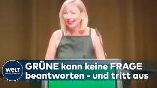 SAARLAND GrünenBundestagskandidatin Gaydukova kann keine Frage beantworten – und verlässt Partei [upl. by Manella]