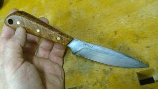 Canadian Boat Knife full tang by thetopicala [upl. by Aramit]