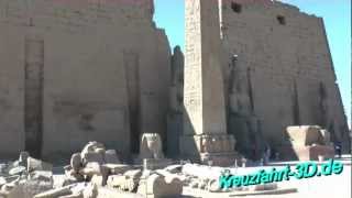 AIDA Ausflug SAF07  Auf den Spuren der Pharaonen Luxor Tempel Nilfahrt Hatschepsut [upl. by Aikmat592]