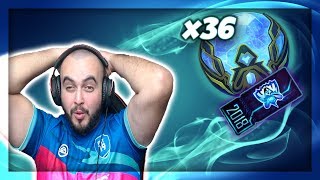 Opening Worlds 2018 Orbs League of legends  Worlds 2018 Pass  36 orbs [upl. by Mairhpe910]