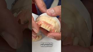 Making a tcsdentalinc FiberFlex Partial tcsdentalinc dental lsk121shorts teeth shortvideo [upl. by Ayiram]