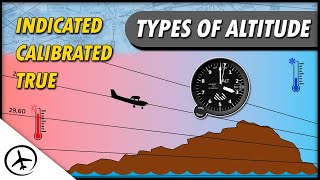 Types of Altitude Indicated Calibrated and True [upl. by Supat257]