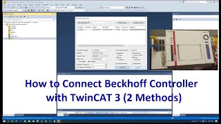 BK04 How to Connect Beckhoff Controller using TwinCAT 3 2 Scenarios [upl. by Ahsel]