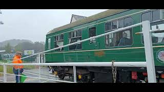 50 Sub Special Class 108 passing Lydney Town MG Crossing Gloucestershire DfR [upl. by Novy]